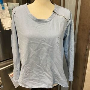 New York Laundry Distressed Sweat Shirt